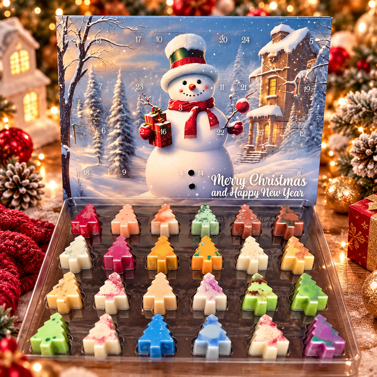 Calendrier de l’Avent Fondant– Bonhomme de neige