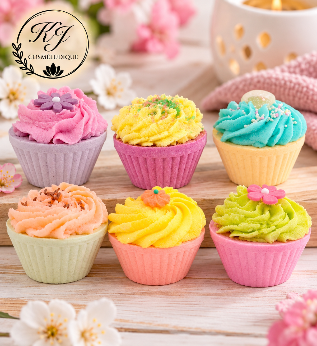 Cupcake de bain