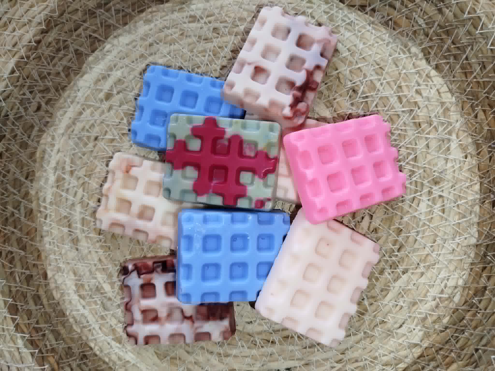 Gaufrette fondant de cire