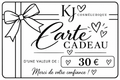 Carte cadeau 30 € – KJ Cosmeludique
