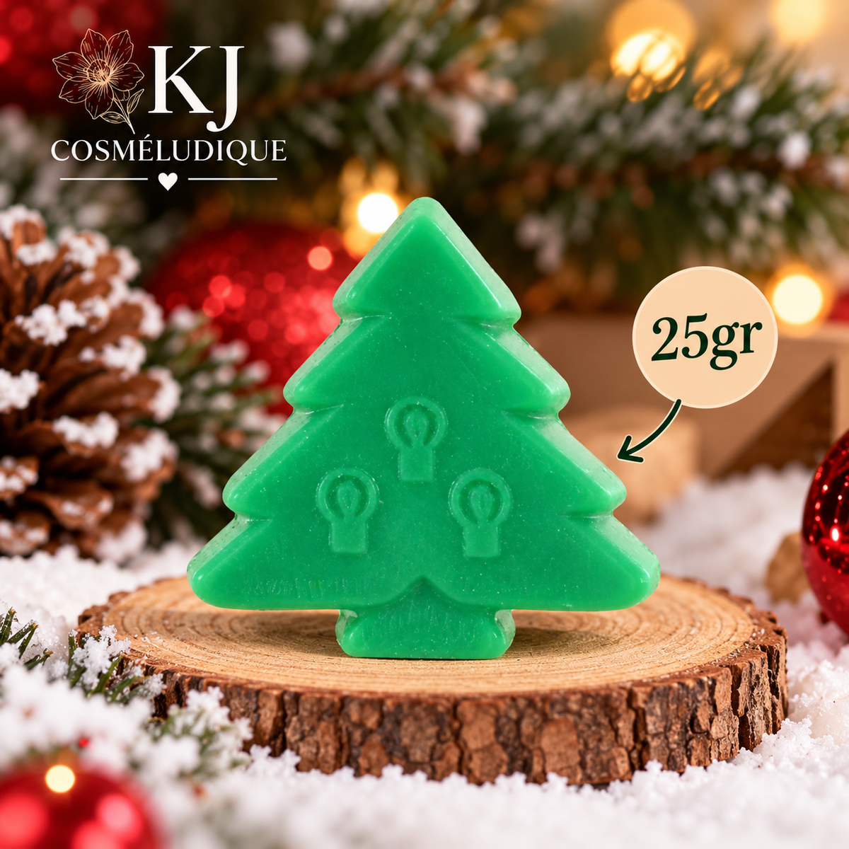 Petit savon invité Sapin – Thé vert