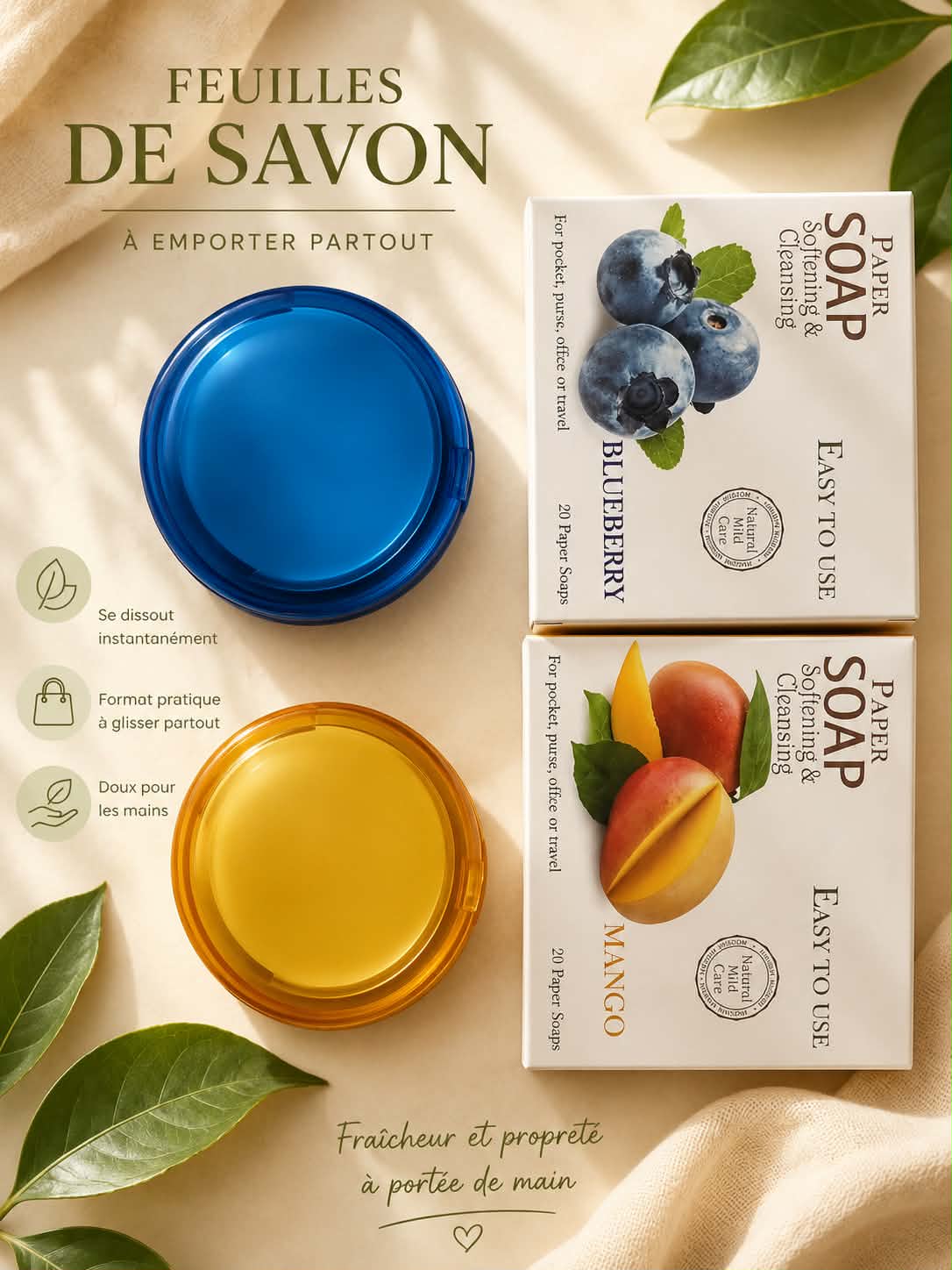 Feuille de savon