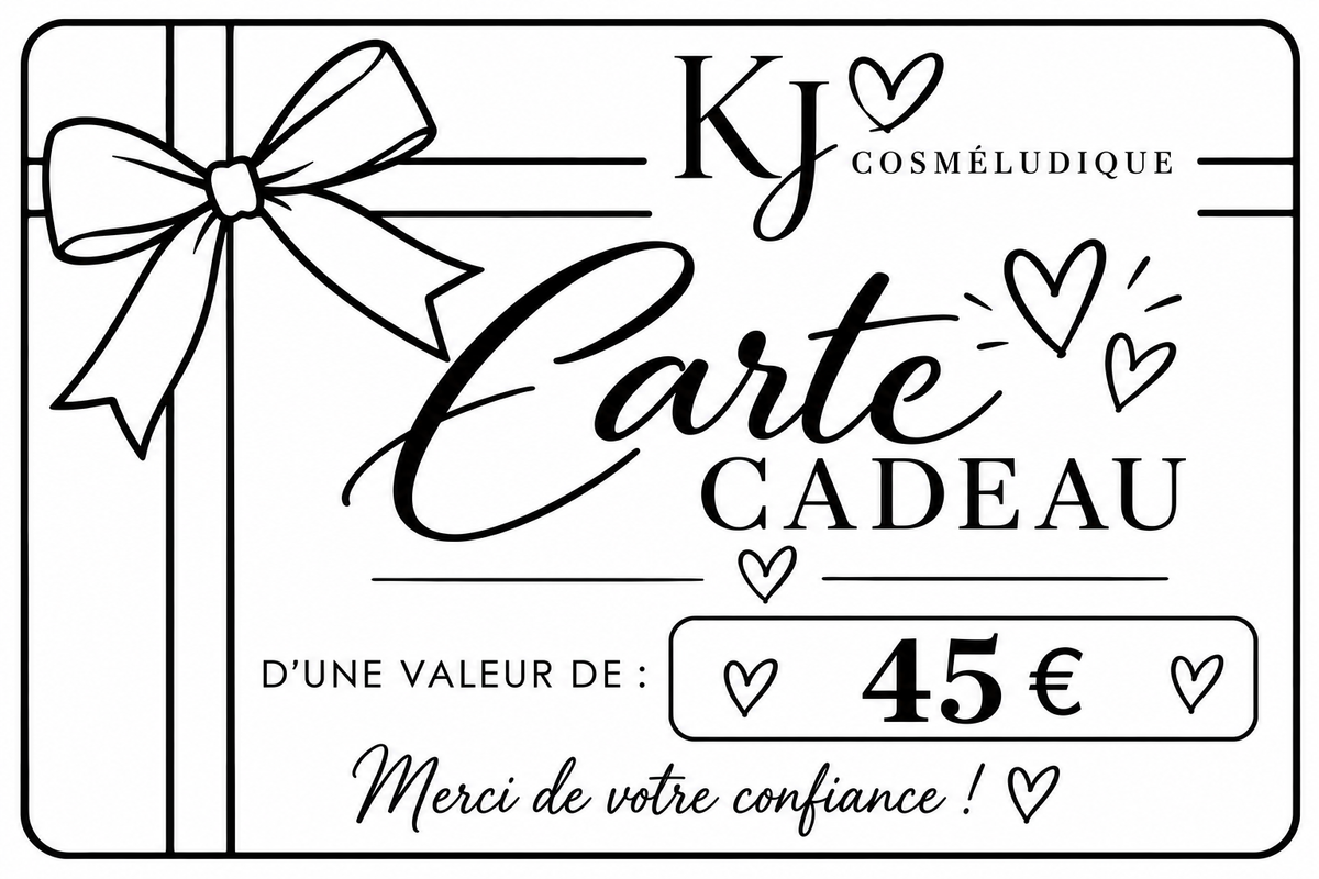Carte cadeau 45 € – KJ Cosmeludique