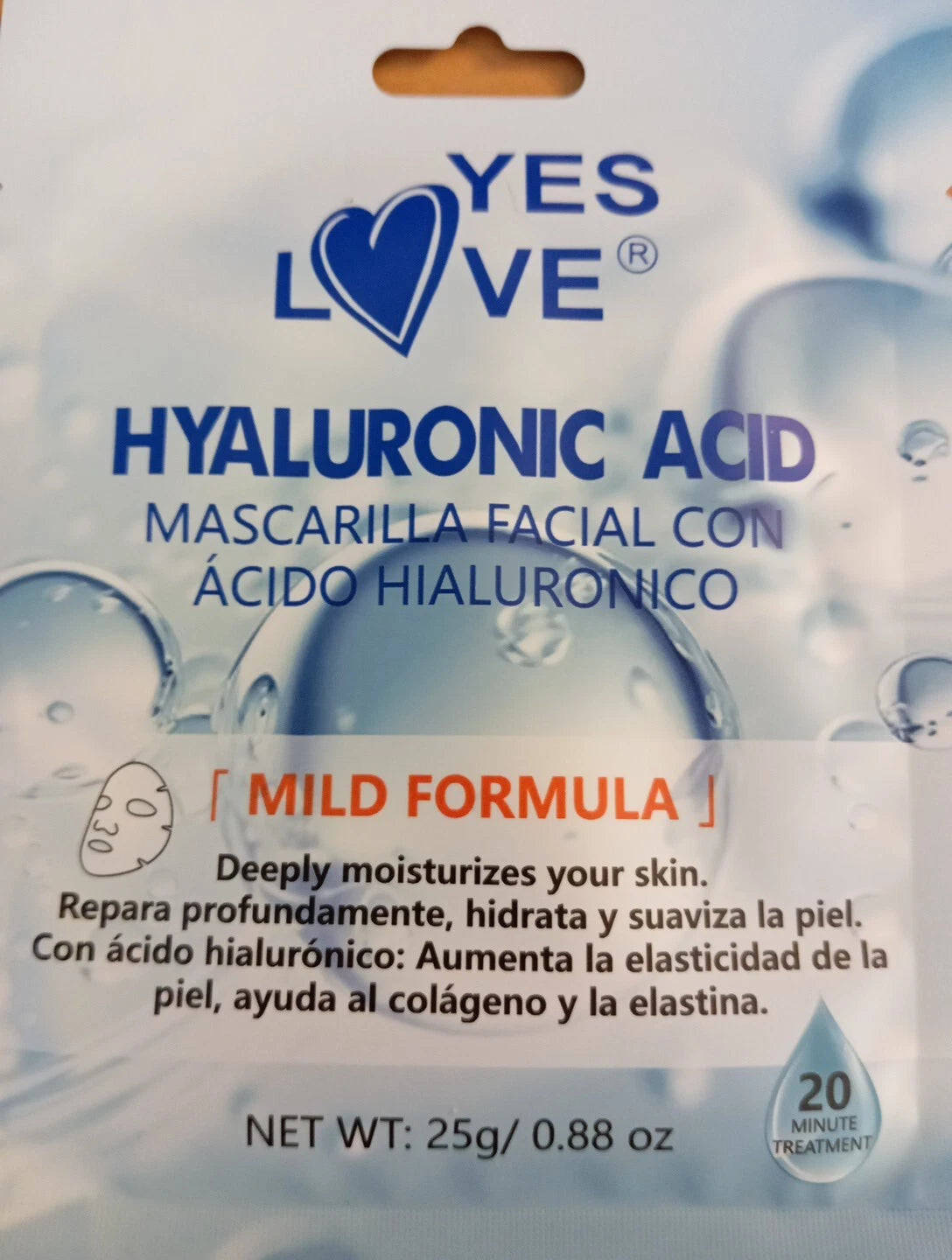 Masque Visage À L'acide Hyaluronique